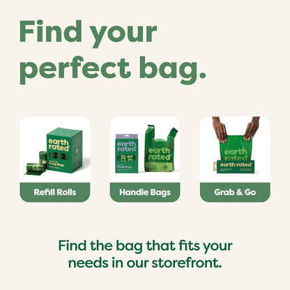 Dog Poop Bags for Dogs, 600 Easy Tie Handle Bags, Lavender | Extra Thick Waste Bag Refill Rolls
