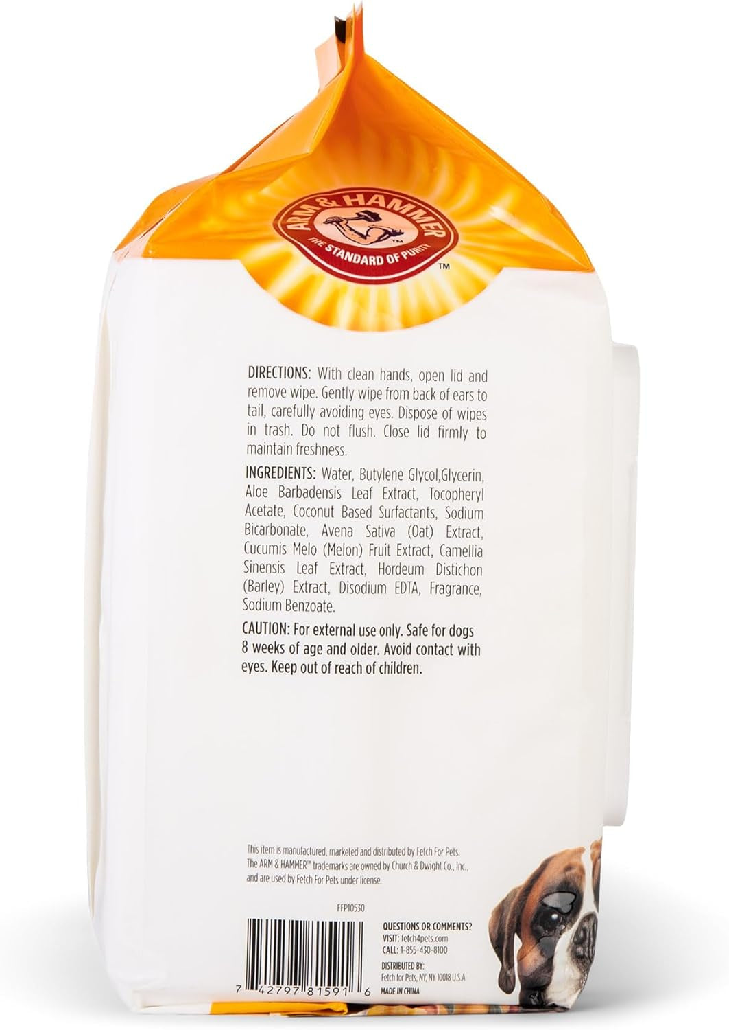 Heavy Duty Multipurpose Dog Wipes, Mango, 100 Count | Paw and Butt Wipes Clean, Deodorize, and Freshen Coat and Skin between Baths